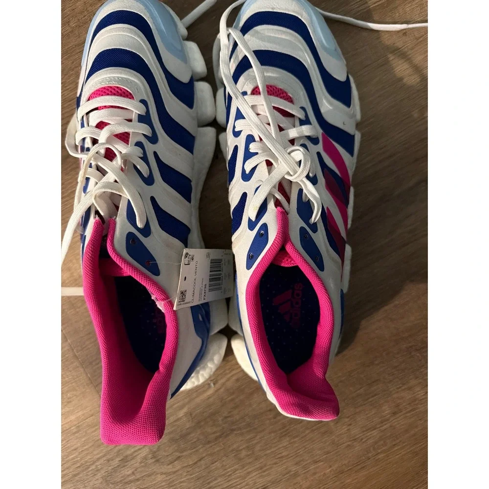 Adidas Climacool Vento Men 11 White Royal Blue Pink Running Shoes FX4730 NEW
